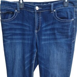 910138...INC Straight leg Crop Jeans Size 14, W34" 23"Inseam  9"Rise